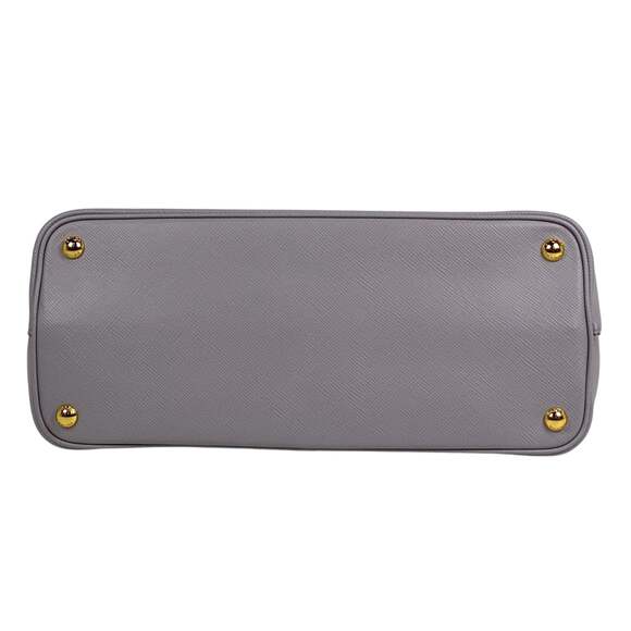 Prada Double Medium Handbag, 2-Way Shoulder Bag, Leather, Light Purple, 1BG77... - Picture 5 of 14